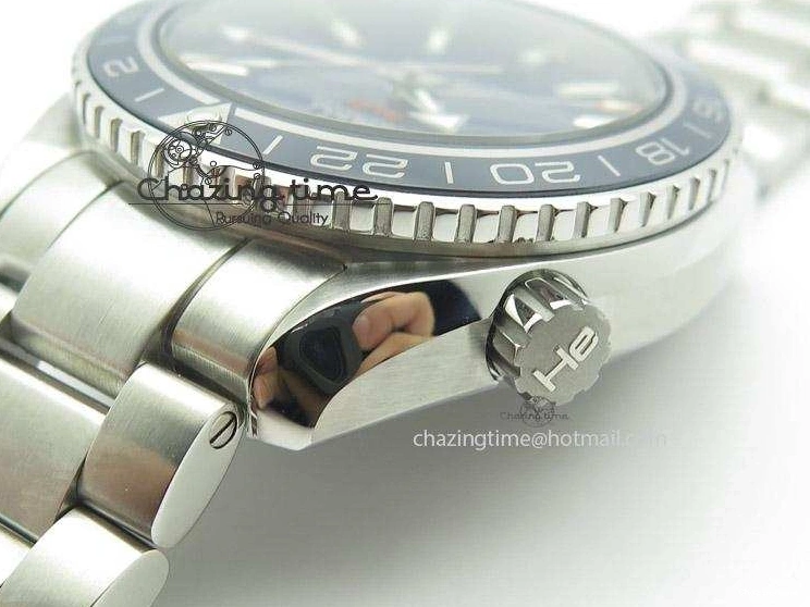 0501 Planet Ocean GMT 42mm V6F Best Edition Blue Bezel Blue Dial On SS Bracelet A ModernLook 8274
